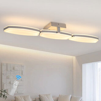 3 - Light 3386 Dimmable LED  Flush Mount