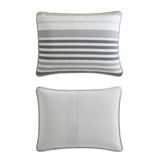 Nautica Dover Cotton Reversible Beige Quilt Set