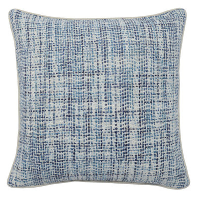 Capri Plaid Linen Reversible Throw Pillow