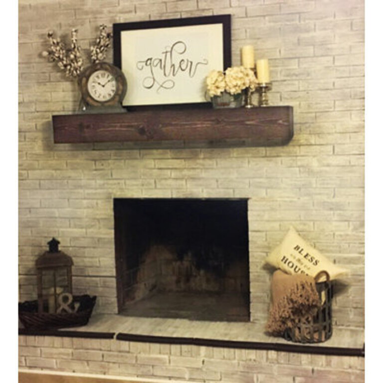Midwood Rustic XL Fireplace Shelf Mantel