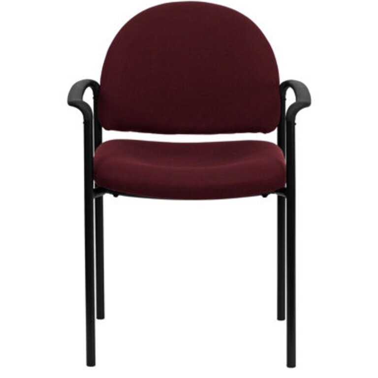 Prather Tania Comfort Upholstered Stackable Side Reception Chair