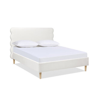 Henley Upholstered Scalloped Bed
