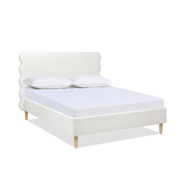Henley Upholstered Scalloped Bed