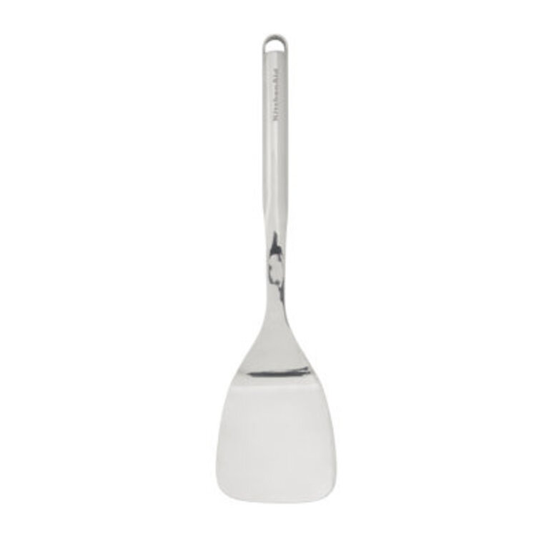 KitchenAid Premium Solid Turner with Hang Hook 136-Inch Stainless Steel