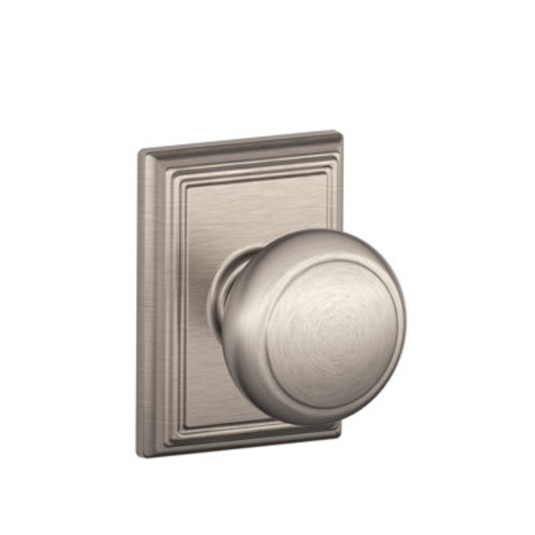 Andover Knob with Addison Trim Hall and Closet Lock