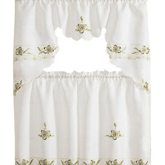 Polsky Floral Swag Kitchen Curtain