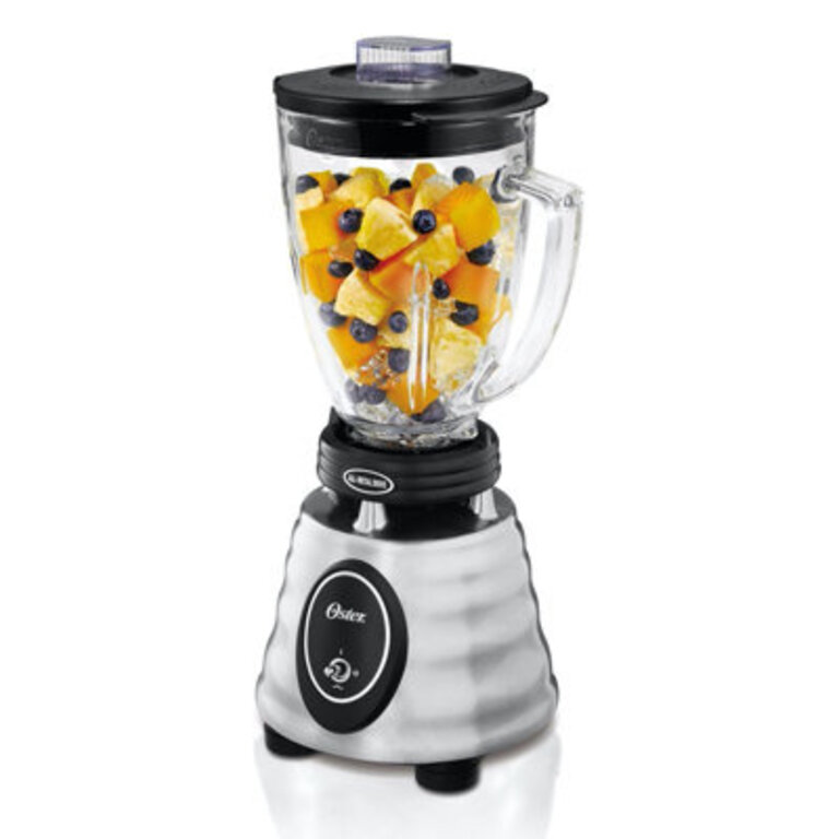 Oster Classic Series Heritage Blender With 6-Cup Glass Jar Stainless Steel