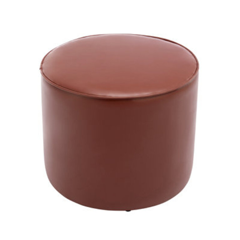 Amarlia Faux Leather Ottoman
