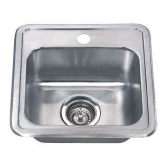 Craftsmen Series 15 L Drop-In Single Bowl Stainless Steel Kitchen Sink