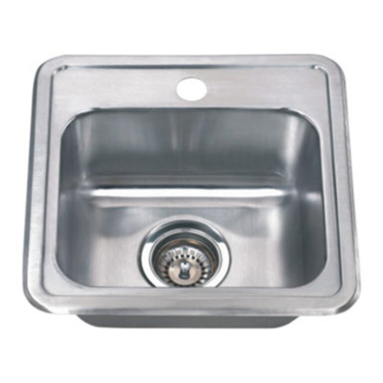 Craftsmen Series 15 L Drop-In Single Bowl Stainless Steel Kitchen Sink