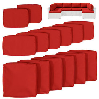 14-Piece Outdoor Seating Group Cushion Cover Only Covers