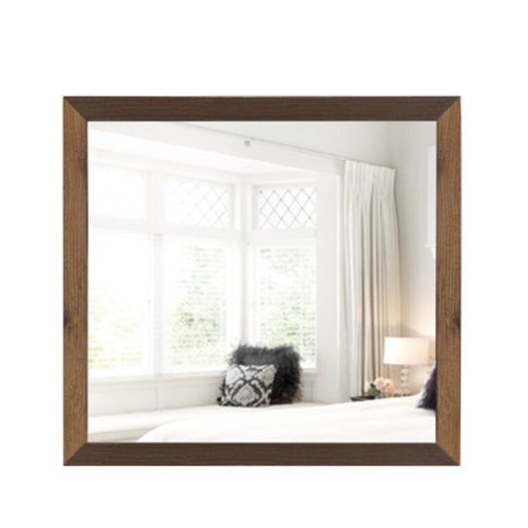 Milano Engineered Wood Flat Wall Mirror