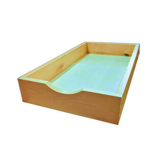 Daiona Solid Wood Pull-Out Drawer Box  21 Deep Cabinet Organizer in Multiple Widths Out Tray with Brackets