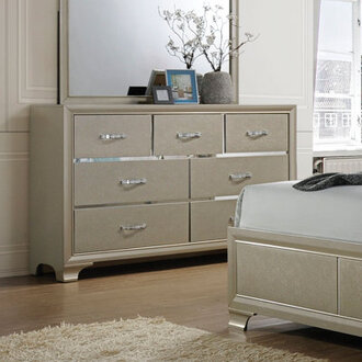Sartin Solid Wood 59 W 7 - Drawer Dresser