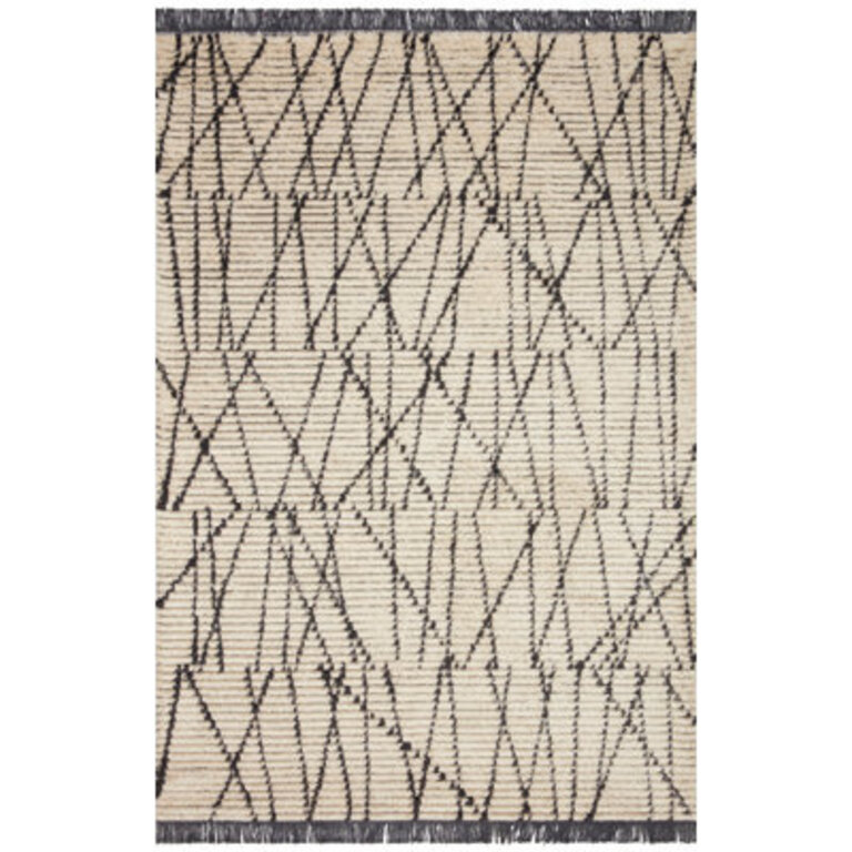 Chris Loves Julia x Loloi Alice CharcoalCream Rug