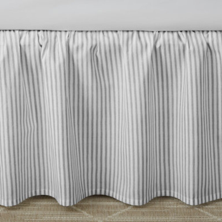 Laura Ashley Ticking Stripe Bed Skirt