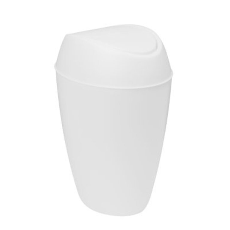 Plastic Swing Top Waste Basket - 22 Gallons