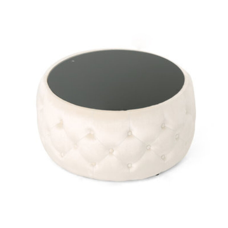 Eraman Glass Top Coffee Table