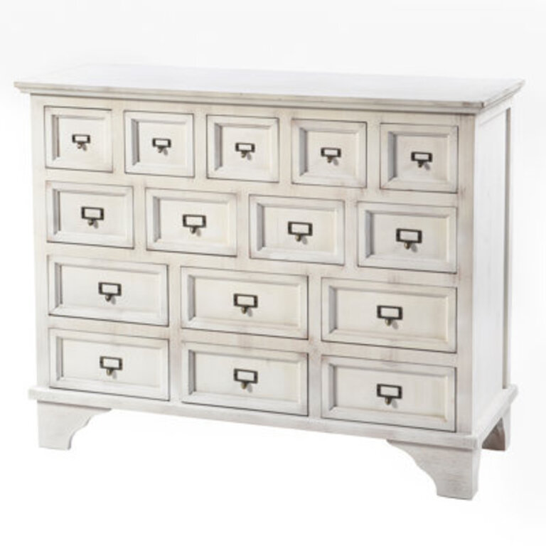 15 - Drawer Apothecary Accent Chest