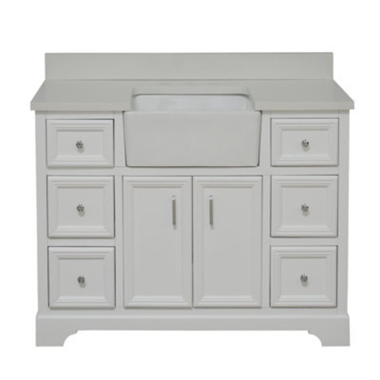 Emiliano 48 Single Bathroom Vanity Set