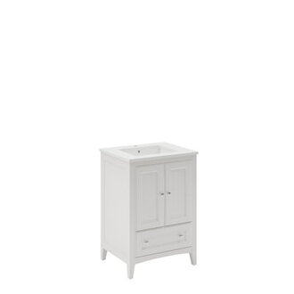 Oxford 24 Freestanding Single Sink Bathroom Vanity with Top and Sink Faucet Not Included