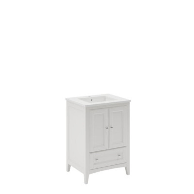 Oxford 24 Freestanding Single Sink Bathroom Vanity with Top and Sink Faucet Not Included