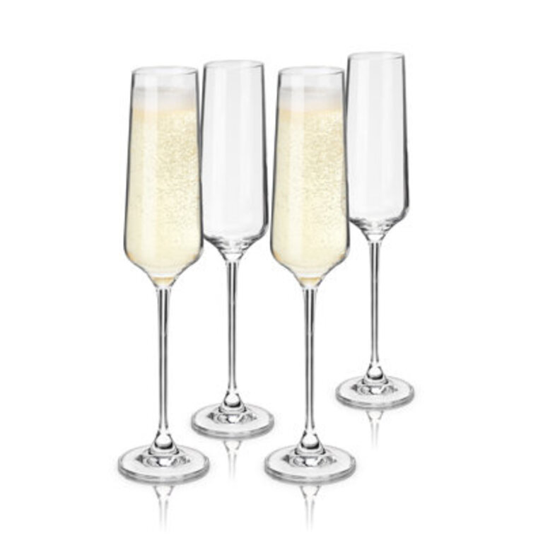Reserve Inez Crystal Champagne Flutes