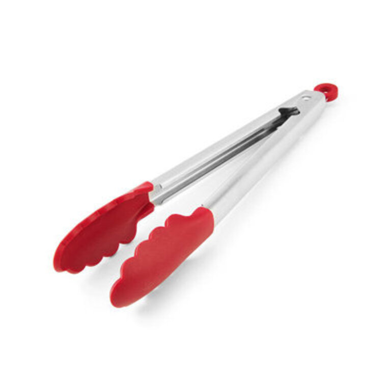 KitchenAid Silicone Stainless Steel Tongs 1026 Inch Red