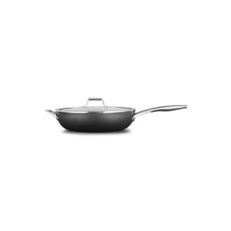 Calphalon 13 Non Stick Hard-Anodized Aluminum 2 Piece Specialty Pan with Lid
