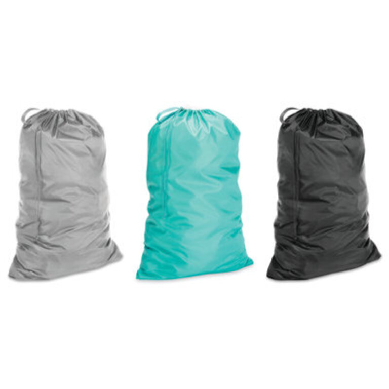 Whitmor Dura-Clean Polyester Laundry Bag - Gray Turquoise or Black