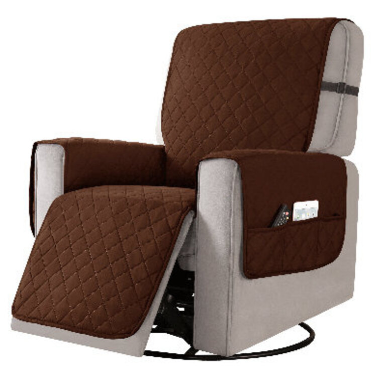 Reversible Comfort Box Cushion Recliner Slipcover