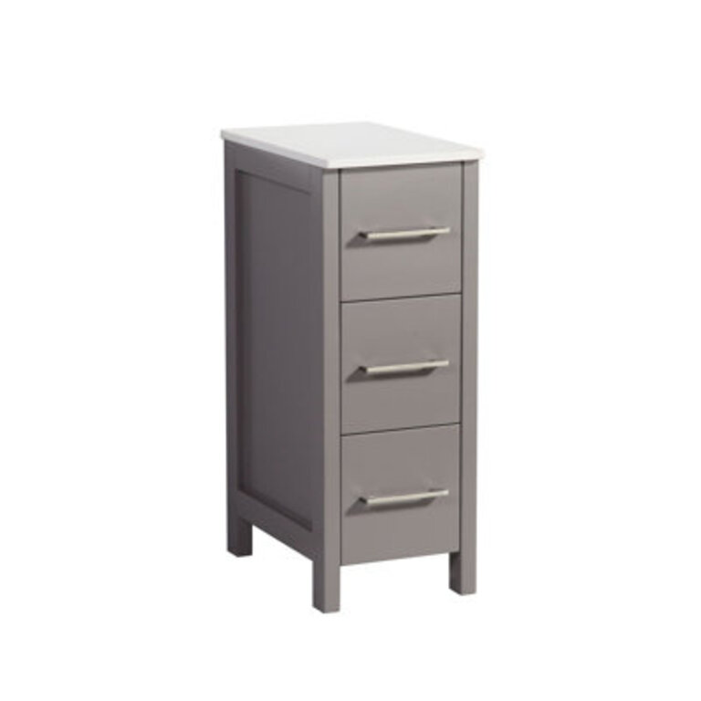 Arroyos 116 W x 335 H x 177 D Free-Standing Bathroom Cabinet