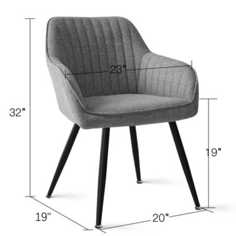 Bhagirath Upholstered Dining Chairs With Arm