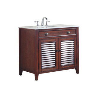 Gertrud 36 W x 2175 D x 34 H Single Bathroom Vanity Set