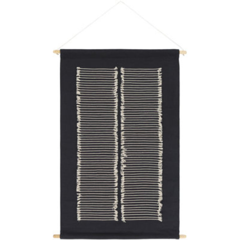 Cotton Wall Hanging with Rod Included