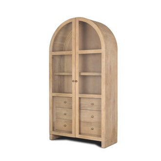 Stonewall 80 Solid Wood Curio Cabinet
