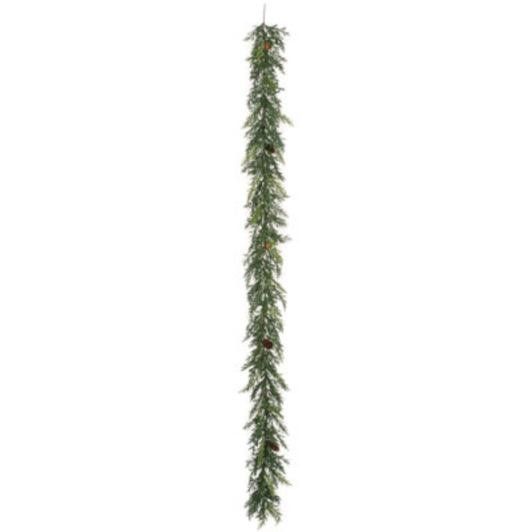 72 Faux Arborvitae Garland
