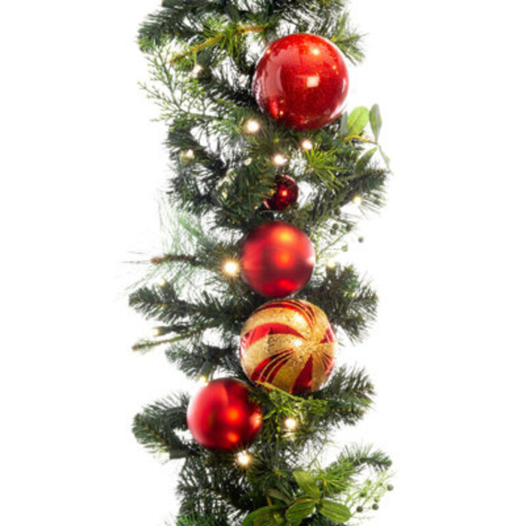 9 ft Artificial Christmas Garland with Lights - Christmas Classic