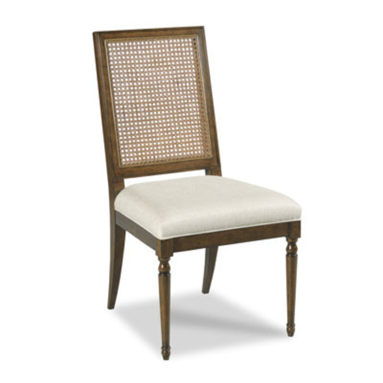 Collette Linen Side Chair in Beige