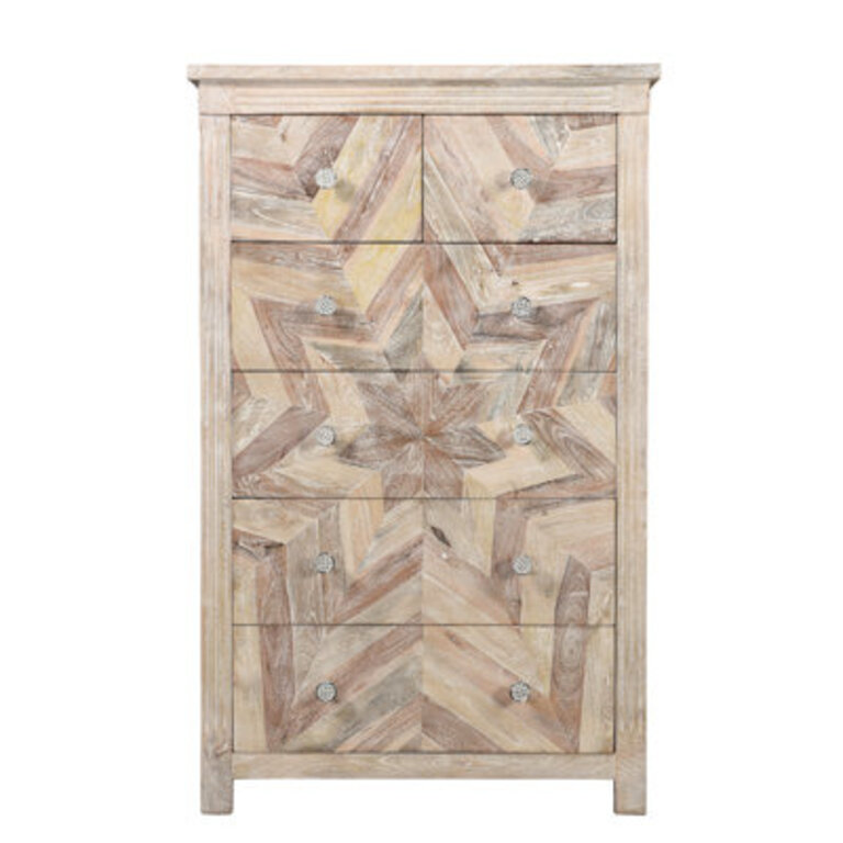 Balanchine 6 Drawer 35 W Solid Wood Chest