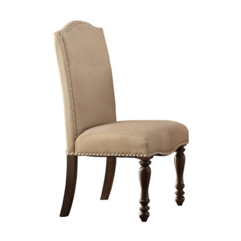 Rosalee Upholstered Side Chair in Beige