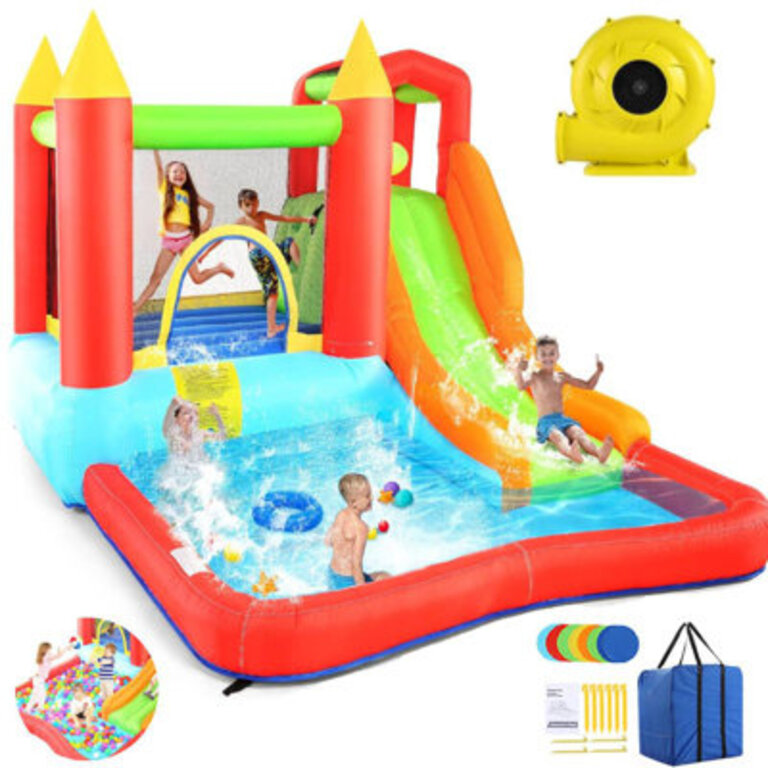 1214 x 85 Bounce House with Big Slide and Air Blower