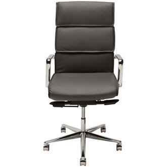 Lucia Executive Chair Upholstery: Dark Gray