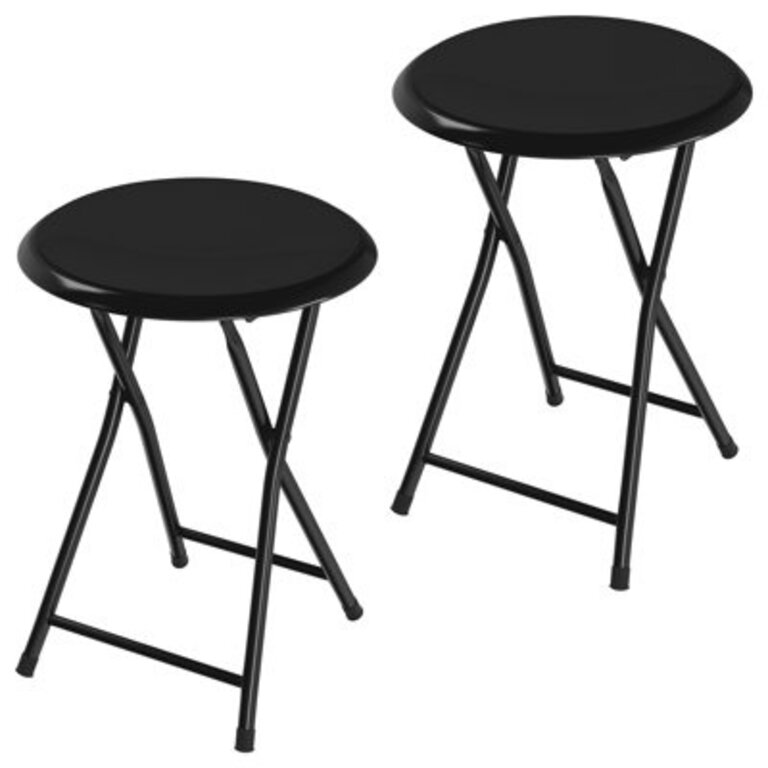 Aloy Backless 18-Inch Folding Stool with 225lb Capacity