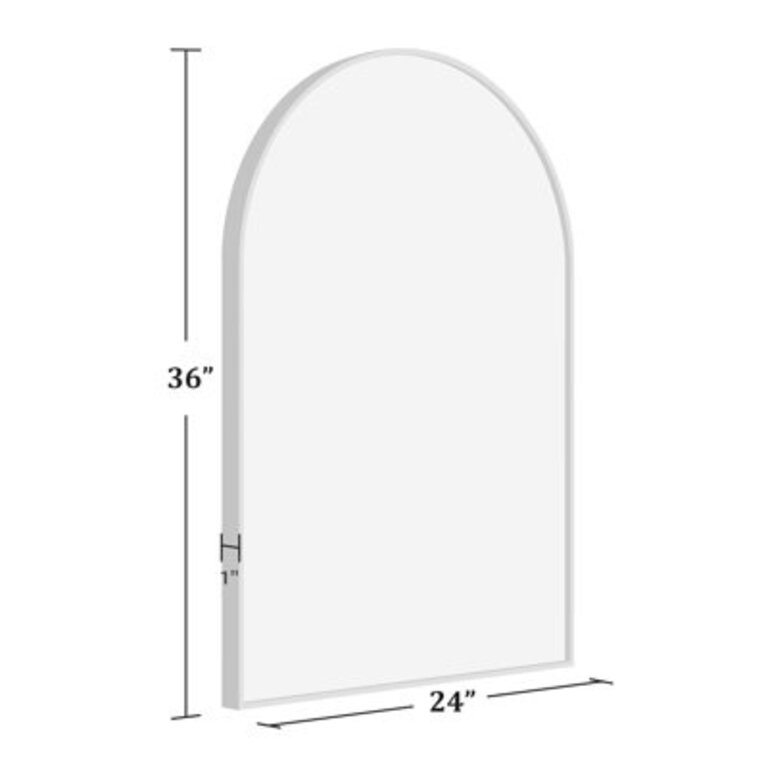 Apte Arched Bathroom Mirror Vanity Wall Mirror