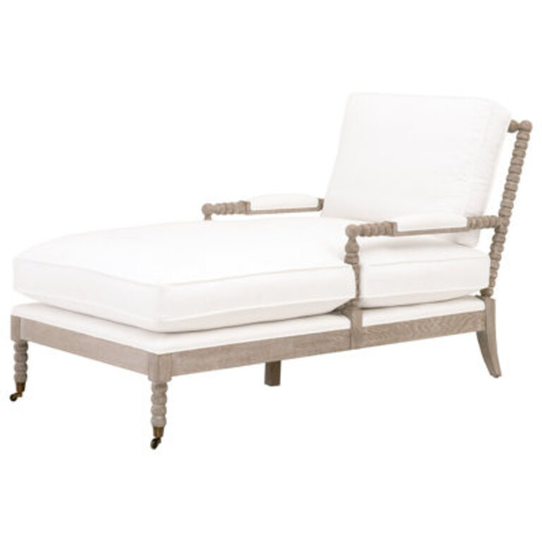Chaddrick Stitch Hand Round Arms Down Feather Chaise Lounge