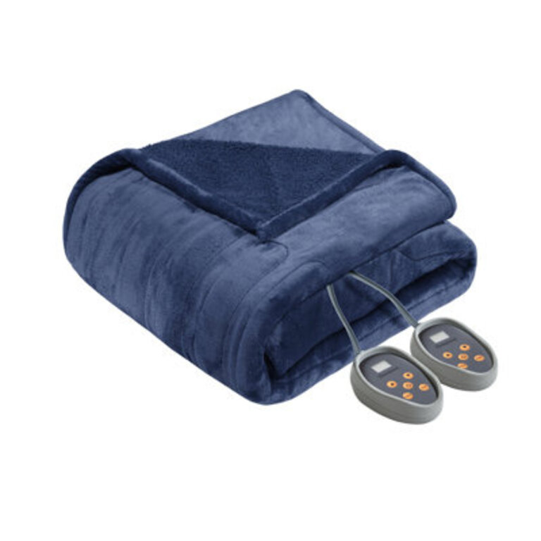 Heated Microlight to Berber Oversized Ultra-Soft Electric Blanket