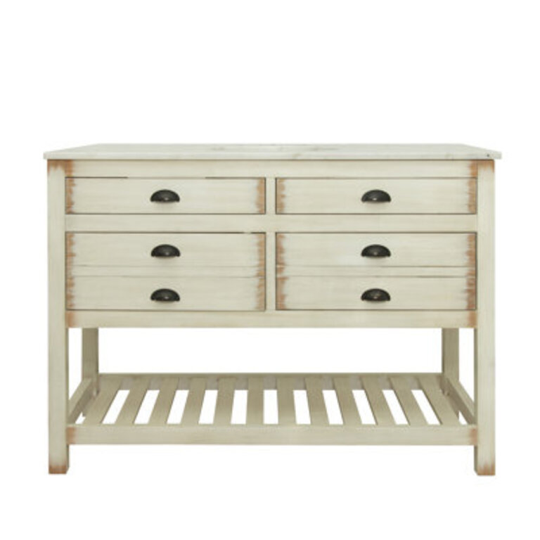 48 Single Bathroom Vanity Set