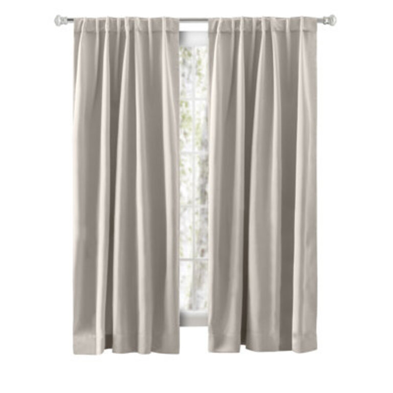 Ardelle Pure Blackout Premium Woven Yarns in a Thermal Rod Pocket w Backtabs Curtain Panel