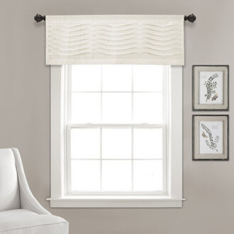 Solid Color Tailored 52 Window Valance